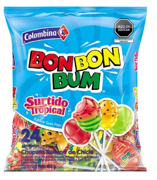 Bom Bum Tropical x 24 UND